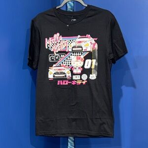 Sanrio- NWOT Hello Kitty Racing Graphic Tee Size Small
